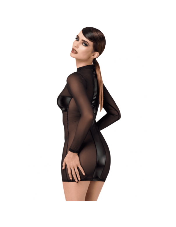 F369 Crossfire Mini Robe en maille et wetlook