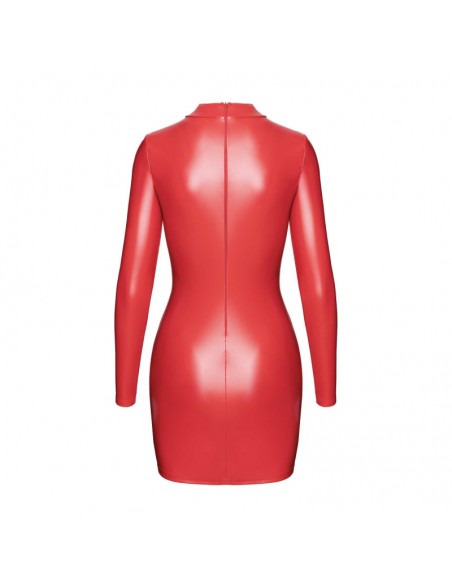 F367 Bombshell Robe Moulante ouverte Red