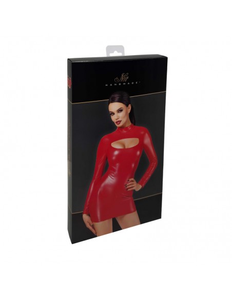 F367 Bombshell Robe Moulante ouverte Red