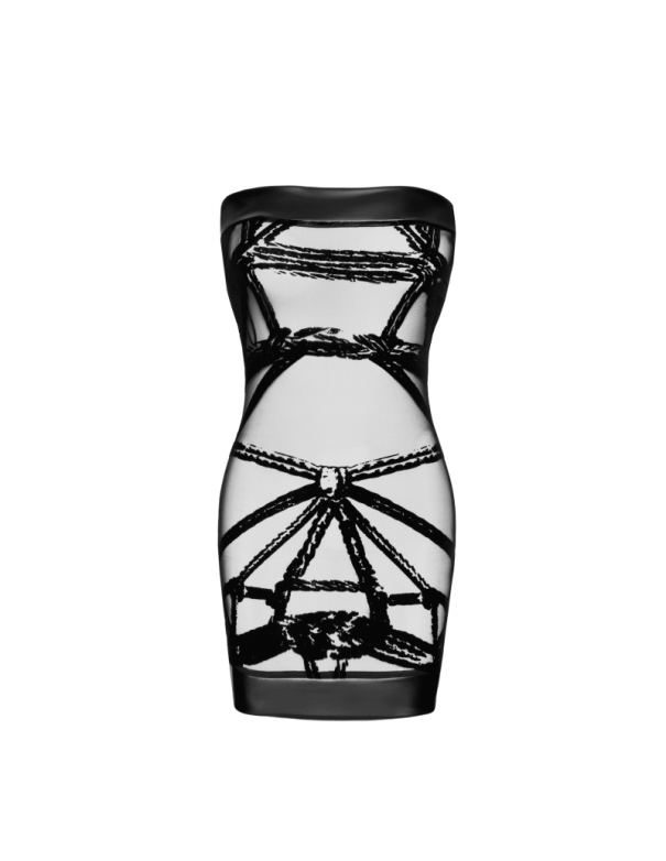 F359 Bondesque Mini robe épaule dénudée