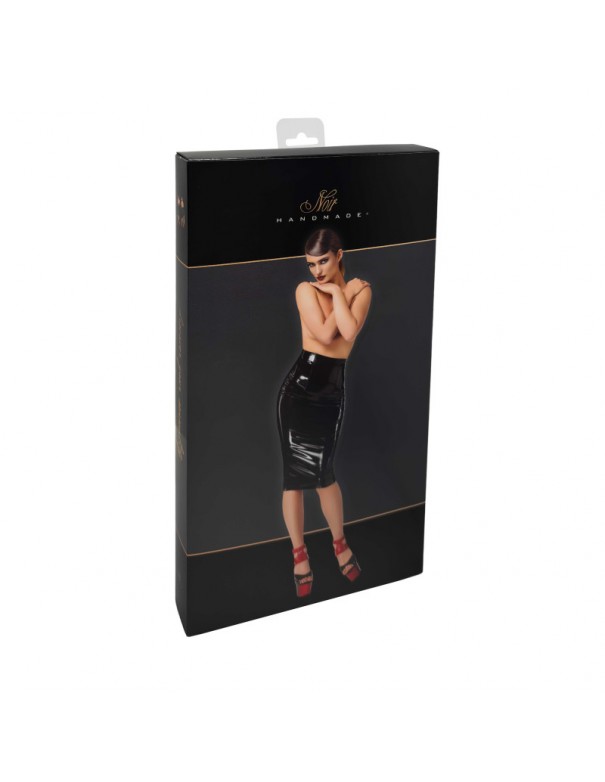 F378 Dominae jupe crayon en PVC