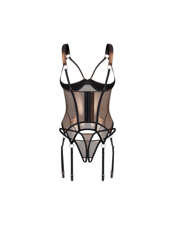 Soranna corset et string ouverts