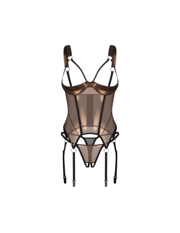 Soranna corset et string ouverts