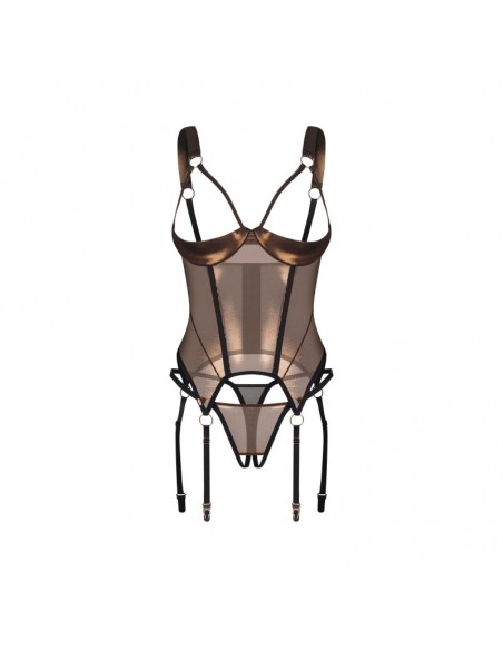 Soranna corset et string ouverts