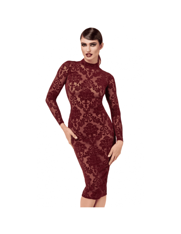 F384 Kink Royal Robe mi-longue