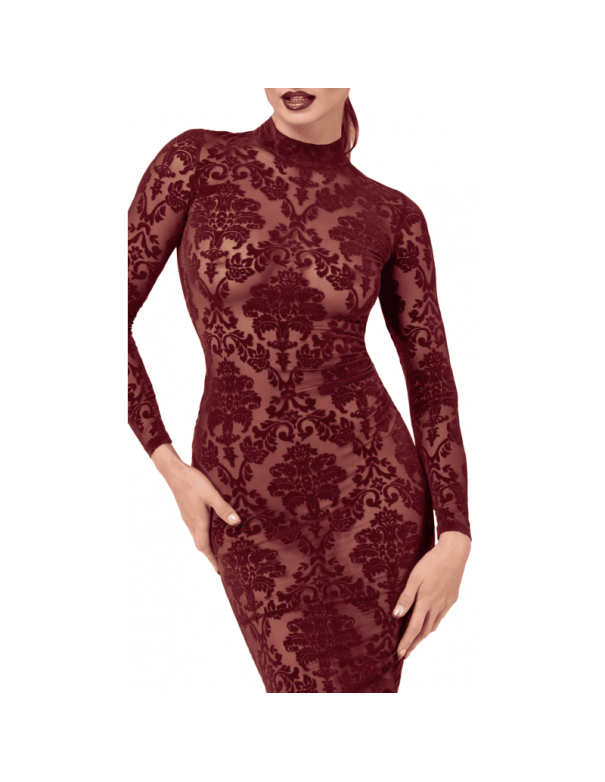 F384 Kink Royal Robe mi-longue