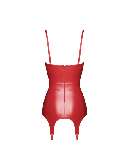 F368 Bombshell Corset porte jarretelles rouge féroce F368 Bombshell Corset porte jarretelles rouge féroce