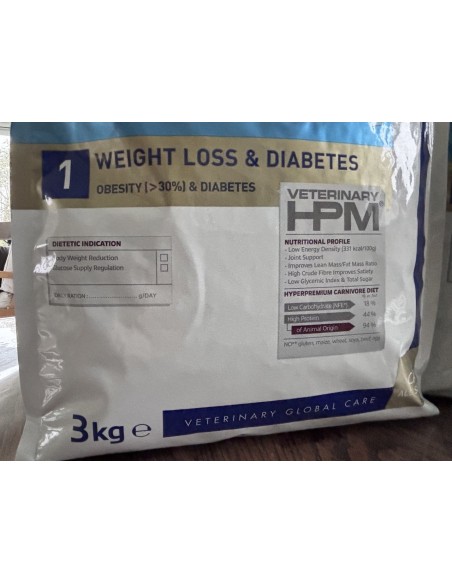 Croquettes Vétérinaire "Virbac Veterinary HPB Weight Loss & Diabetes W1"