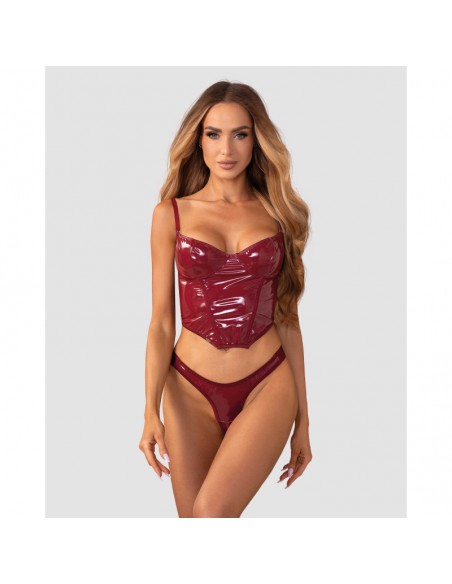 Redya Corset et string rouge