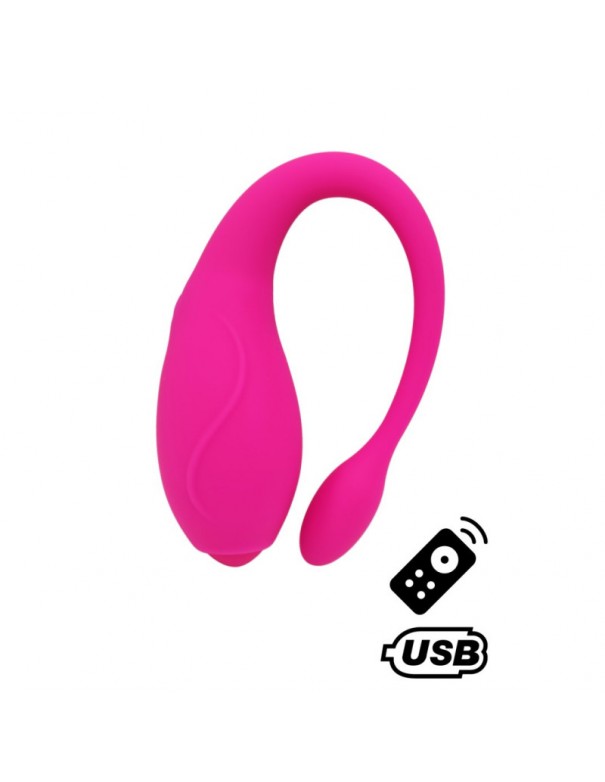 TANDEM Rose, stimulateur pour couple USB avec télécommande en silicone médical 