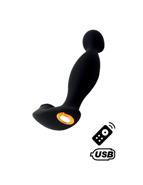 ELIOT, Stimulateur de prostate USB, avec télécommande, en silicone médical