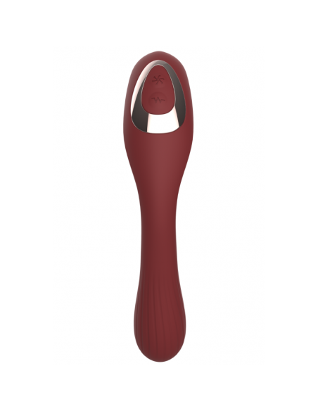 Stimulateur Clitoridien  Vibromasseur Point G 2-en-1 DINA Bordeaux 