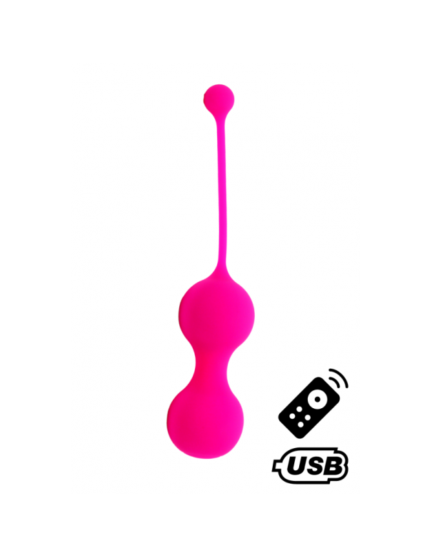 MINA Rose, Boules de Geisha en silicone médical USB avec télécommande 