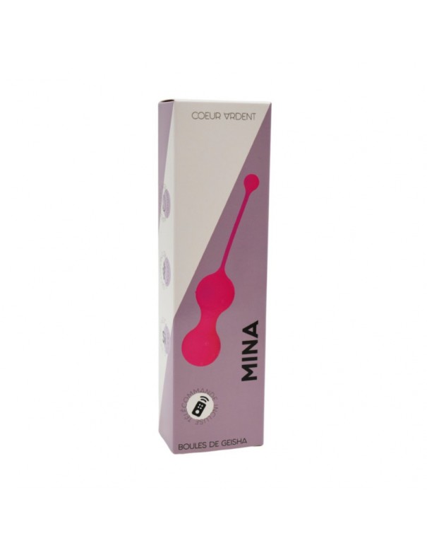 MINA Rose, Boules de Geisha en silicone médical USB avec télécommande 