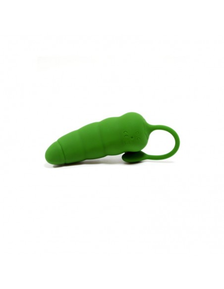 PIMENTO, Un Œuf vibrant avec télécommande, couleur et forme Piment en silicone médical 