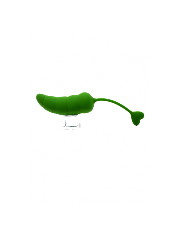 PIMENTO, Un Œuf vibrant avec télécommande, couleur et forme Piment en silicone médical 