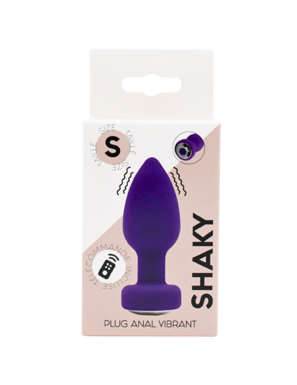 Plug Anal Vibrant Télécommandé SHAKY Violet