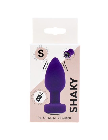 Plug Anal Vibrant Télécommandé SHAKY Violet