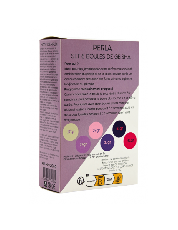 PERLA – Set de 6 Boules de Geisha Progressives
