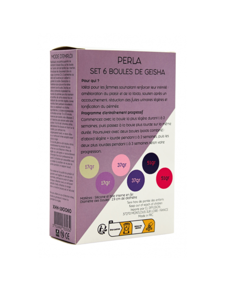 PERLA – Set de 6 Boules de Geisha Progressives