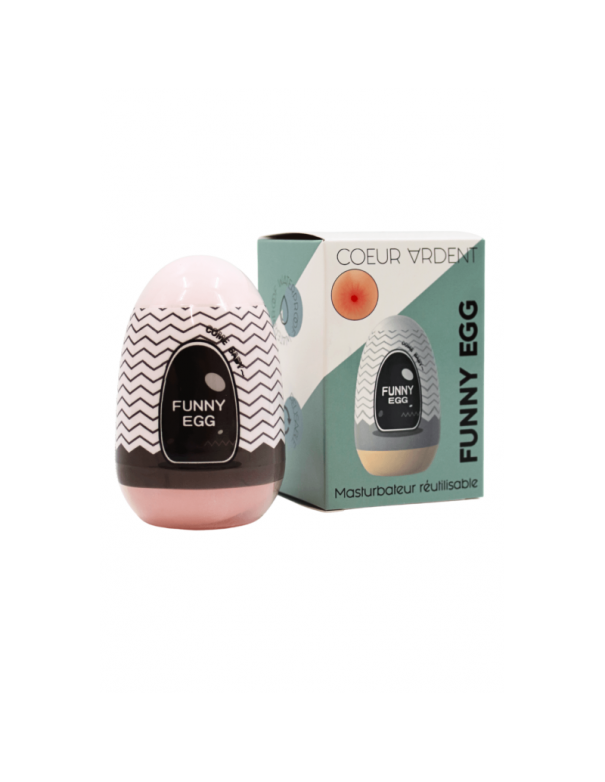 Gaine Masturbatrice Réutilisable FUNNY EGG – Design Réaliste Anus