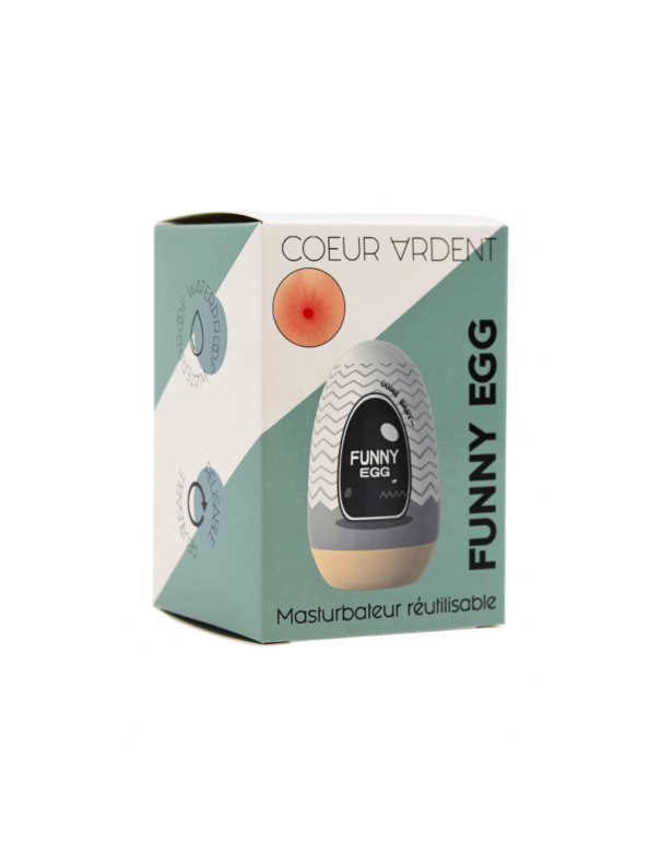 Gaine Masturbatrice Réutilisable FUNNY EGG – Design Réaliste Anus