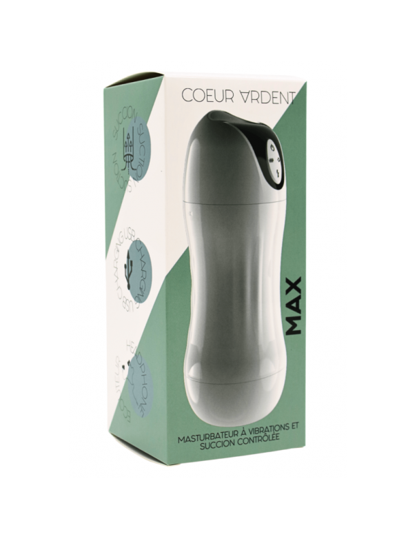 MAX – Masturbateur à Vibrations  Succion Contrôlée USB