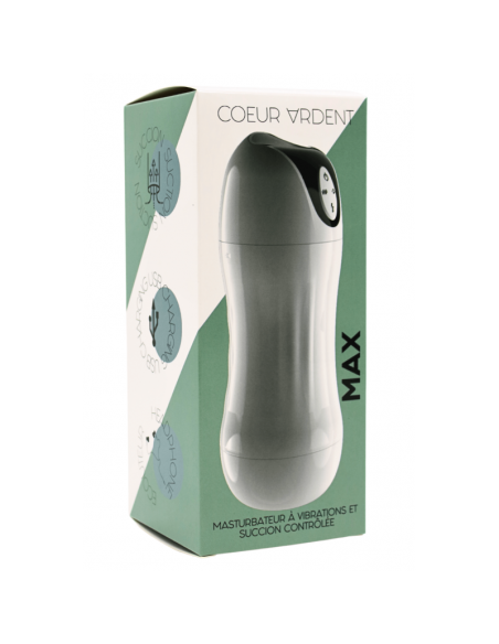 MAX – Masturbateur à Vibrations  Succion Contrôlée USB