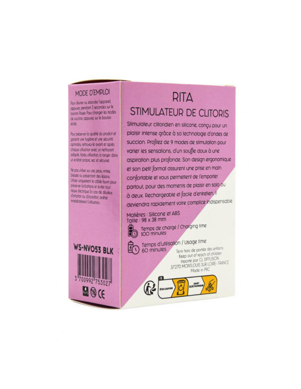 RITA – Stimulateur Clitoridien à Ondes de Succion