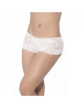 Boyshort dentelle blanc