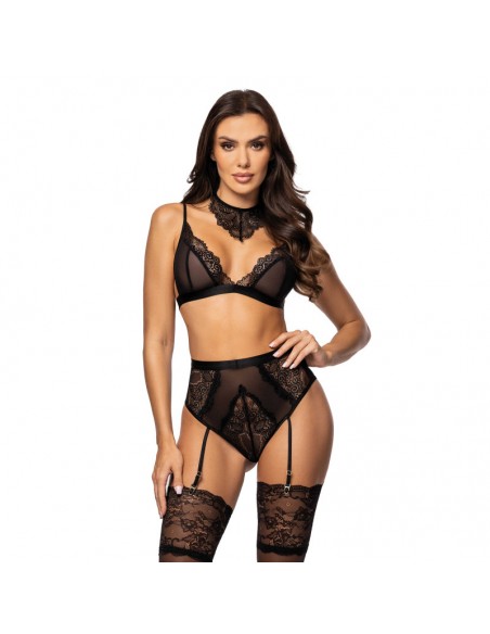 Cristalyn ensemble lingerie - Noir