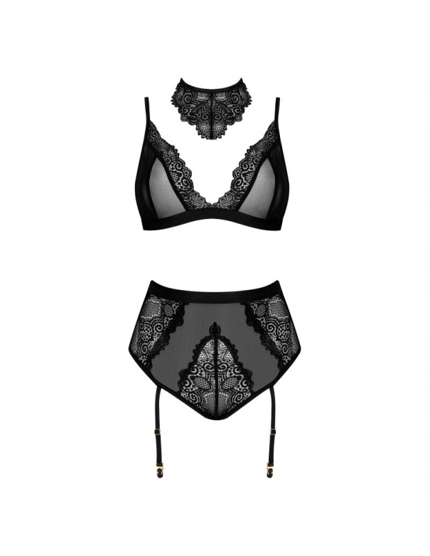 Cristalyn ensemble lingerie - Noir