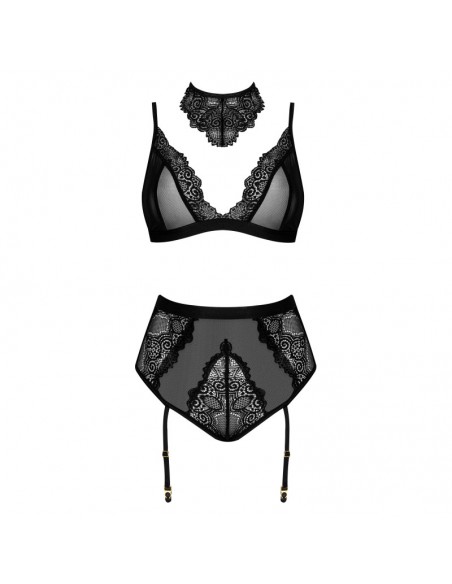 Cristalyn ensemble lingerie - Noir