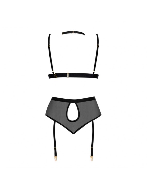 Cristalyn ensemble lingerie - Noir