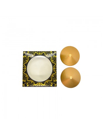 Nipple Métal doré Cache tétons cône 