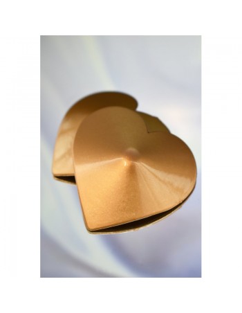 Nipple Métal doré Cache tétons cœur  2