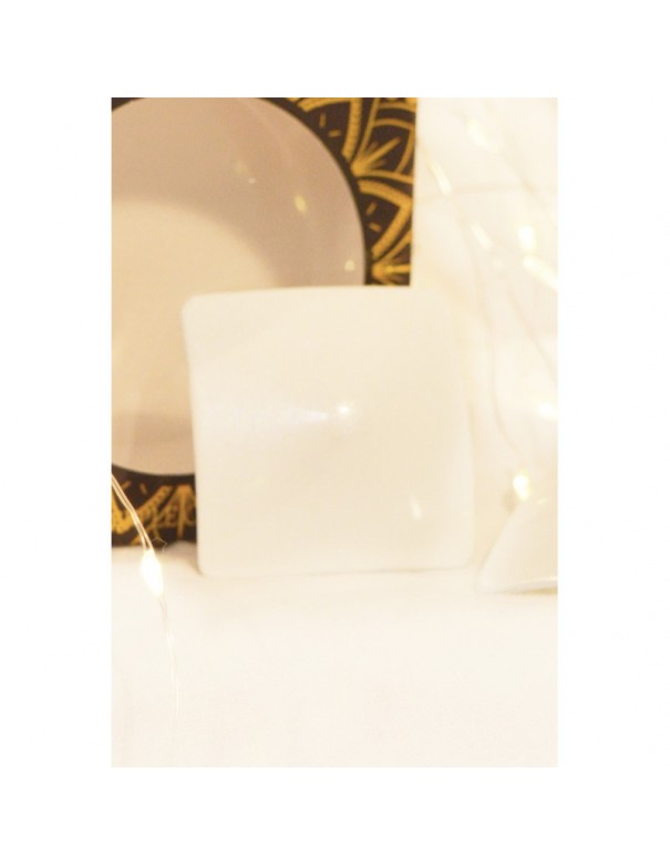 Nipple Métal blanc Cache tétons carré 