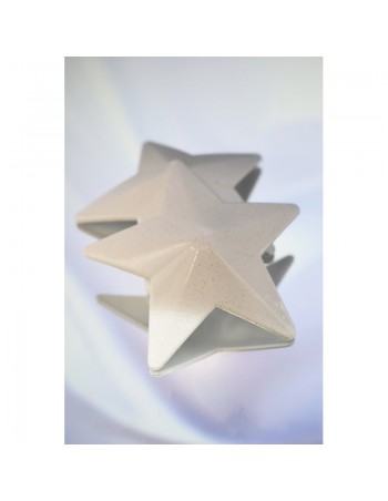 Nipple Métal blanc Cache tétons d'étoile  2