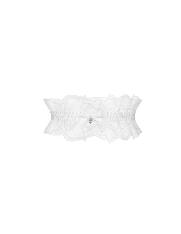 Weddya jarretière blanche