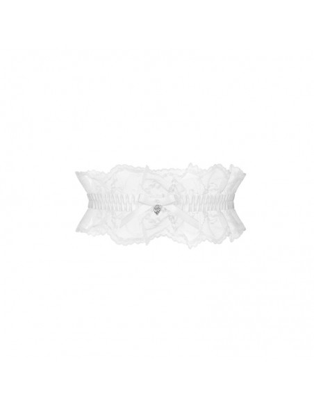 Weddya jarretière blanche