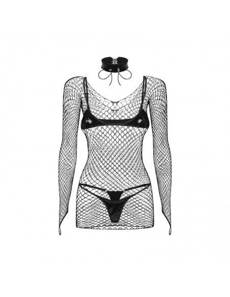 Sashalla ensemble de lingerie 4 pièces - Noir
