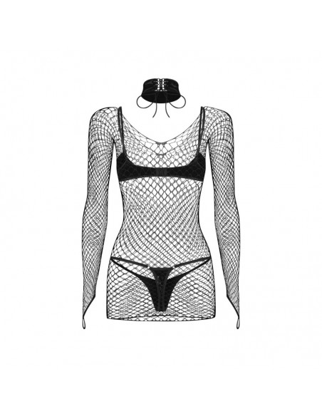 Sashalla ensemble de lingerie 4 pièces - Noir