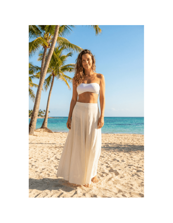 Bandeau de poitrine blanc