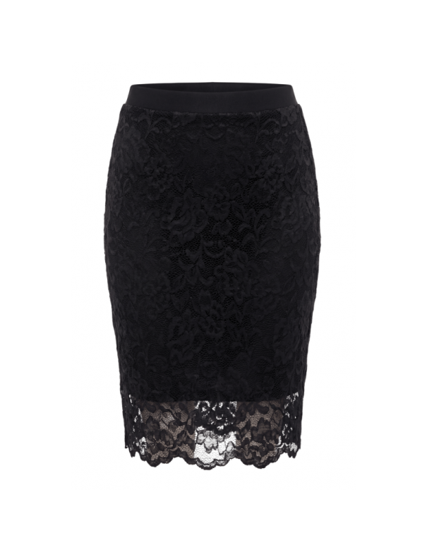 Jupe longue noire Catalina