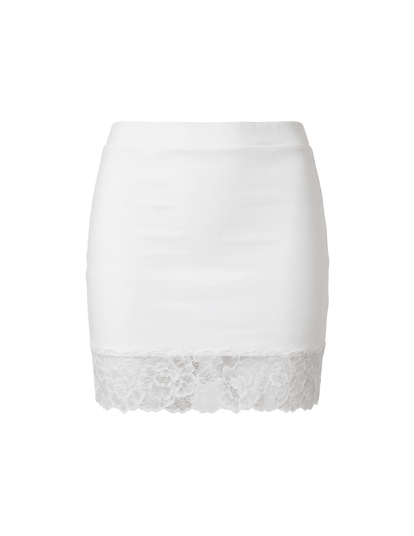 Jupe courte blanche Marina