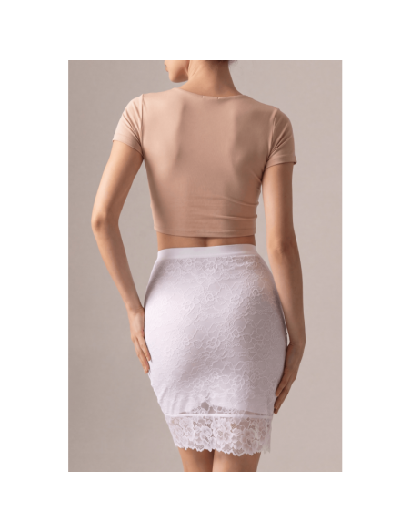 Jupe longue blanche Catalina