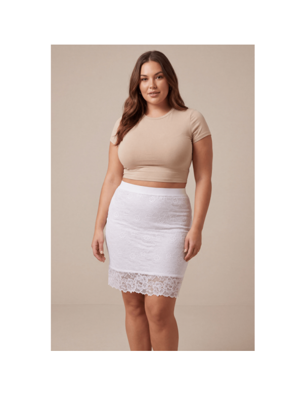 Jupe longue blanche Catalina