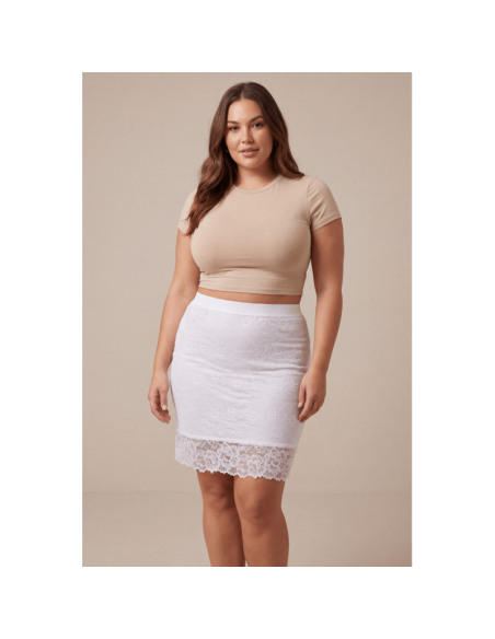 Jupe longue blanche Catalina