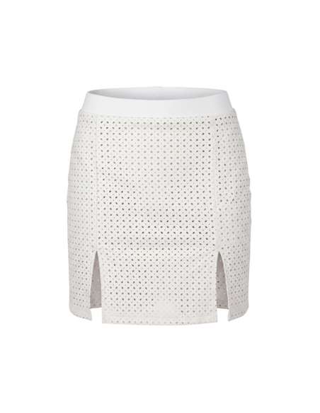 Jupe courte blanche Cassandra