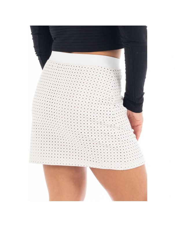 Jupe courte blanche Cassandra